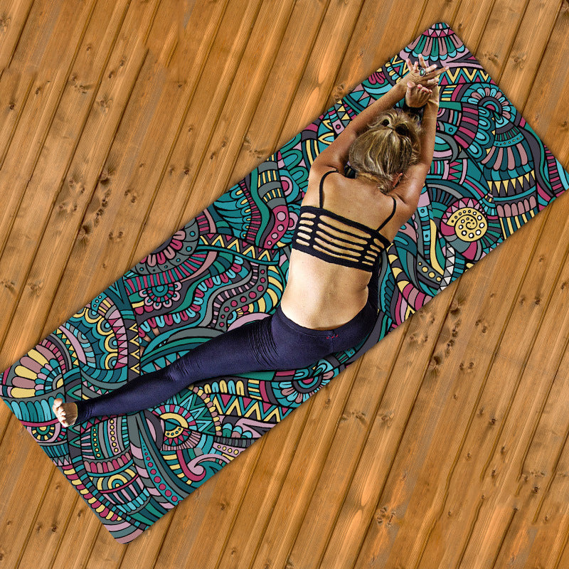 Beautiful Pattern Print Yoga Mats