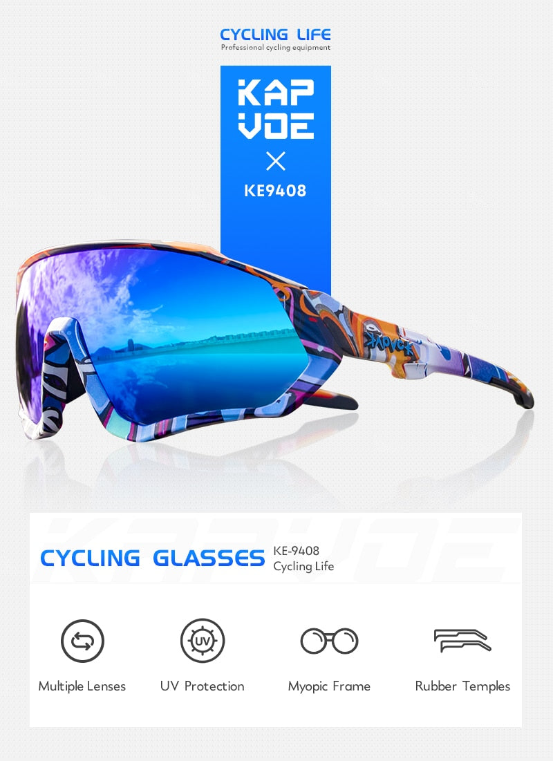 KAPVOE Riding Cycling Sunglasses