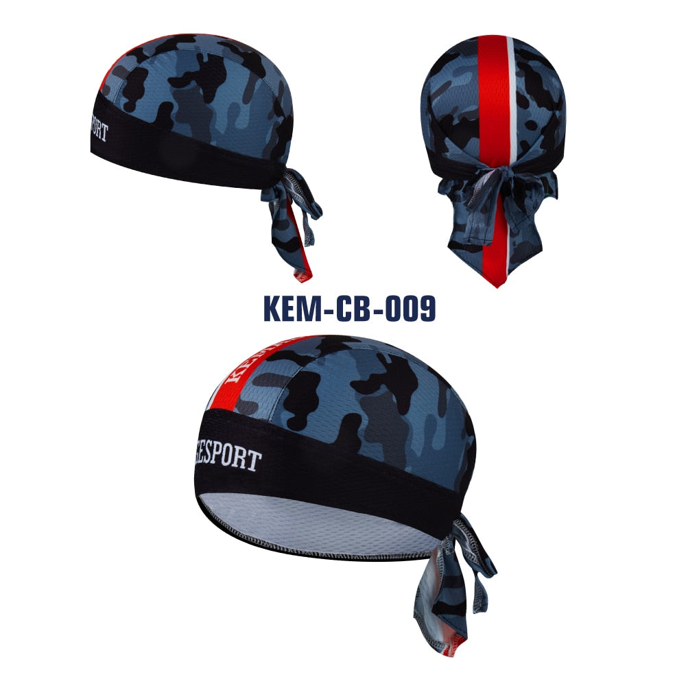 UV Protection Cycling Cap Team Men Summer Full Sublimation MTB Bike Scarf White Carton Cat Bicycle Hat Cycle Bandana