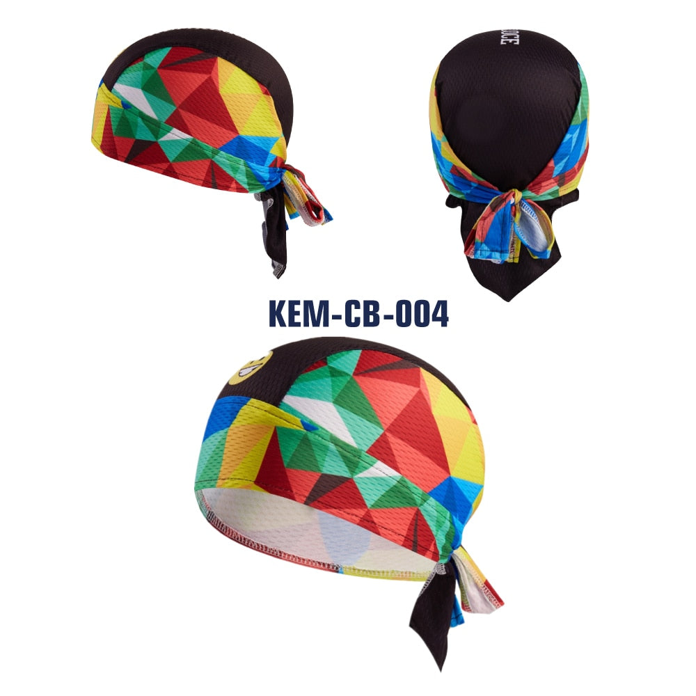 UV Protection Cycling Cap Team Men Summer Full Sublimation MTB Bike Scarf White Carton Cat Bicycle Hat Cycle Bandana