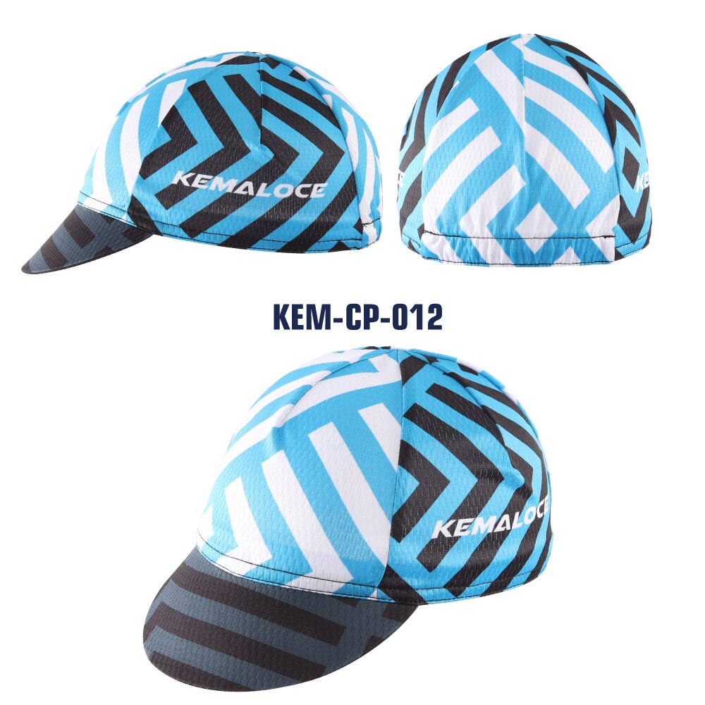 Men Cycling Cap Anti-UV Summer Elastic Quick Dry Bike Cap White/Black/Blue Mesh Outdoor Breathable Cycling Hat
