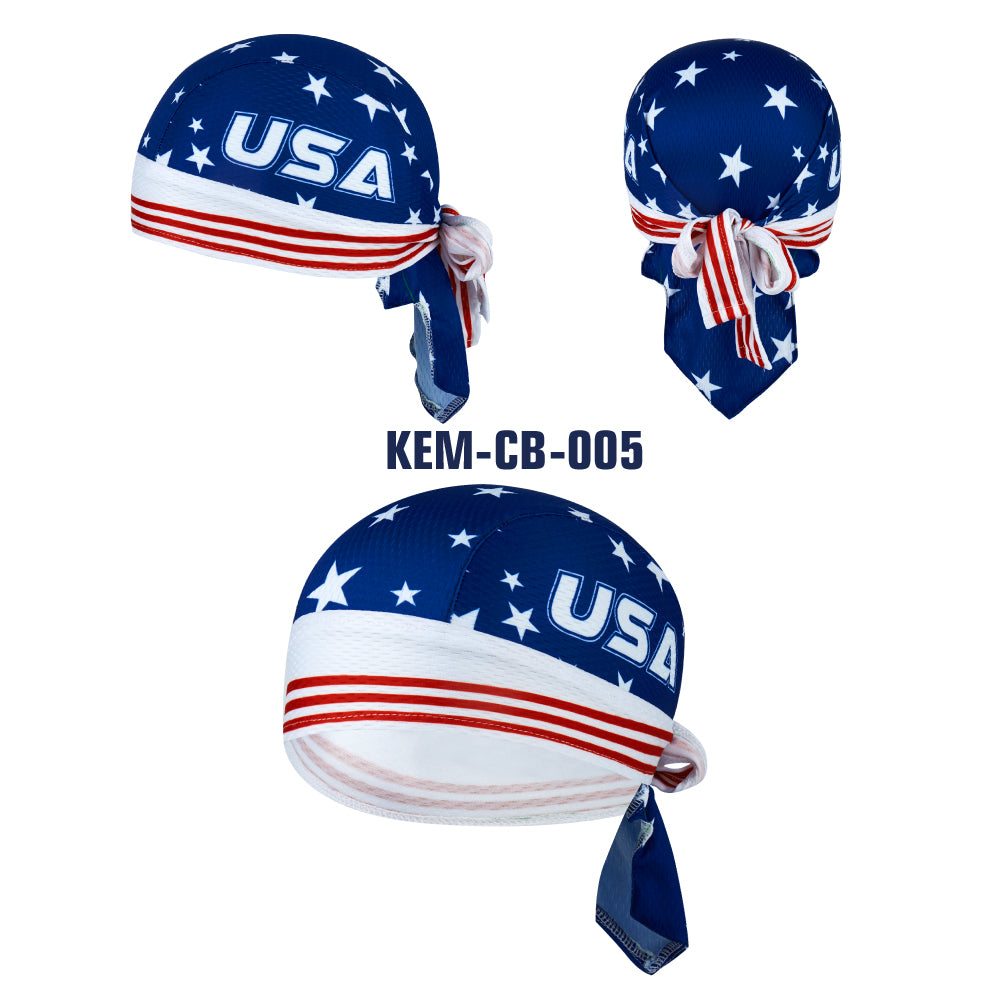 UV Protection Cycling Cap Team Men Summer Full Sublimation MTB Bike Scarf White Carton Cat Bicycle Hat Cycle Bandana