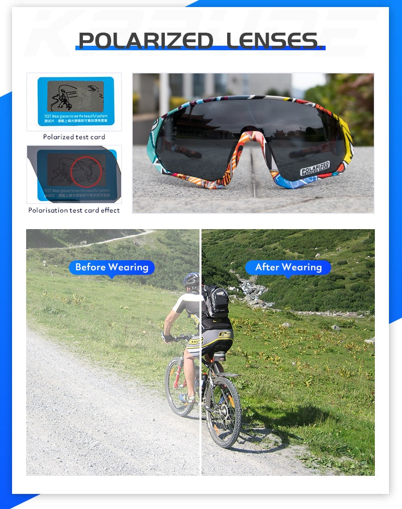 KAPVOE Riding Cycling Sunglasses