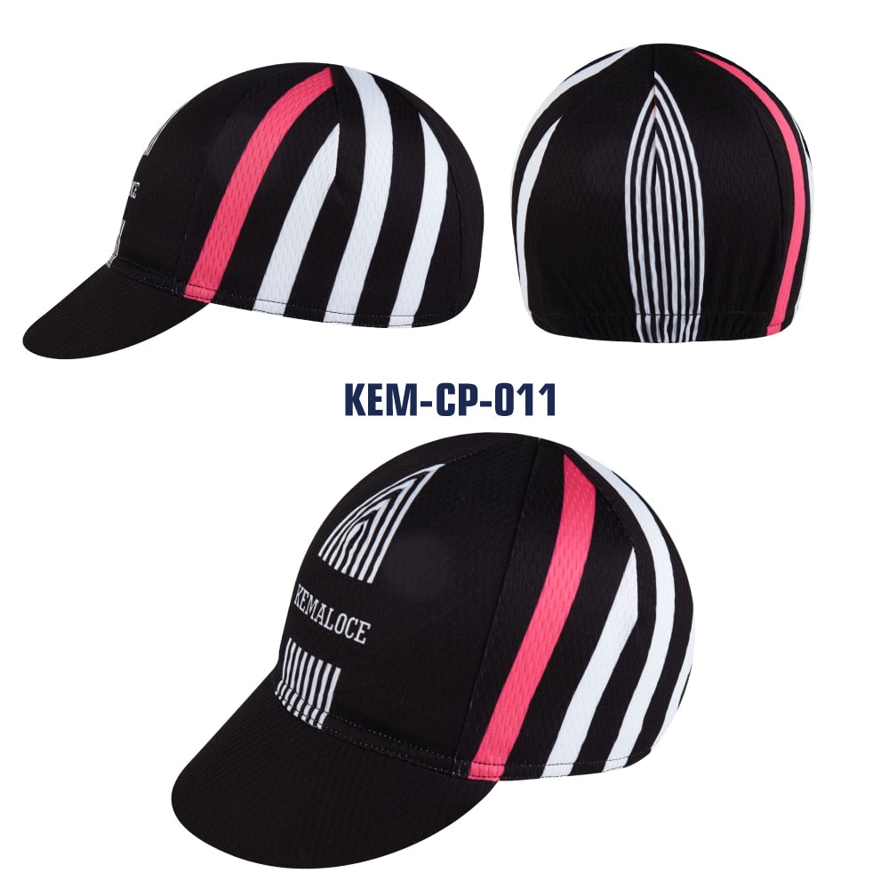 Men Cycling Cap Anti-UV Summer Elastic Quick Dry Bike Cap White/Black/Blue Mesh Outdoor Breathable Cycling Hat