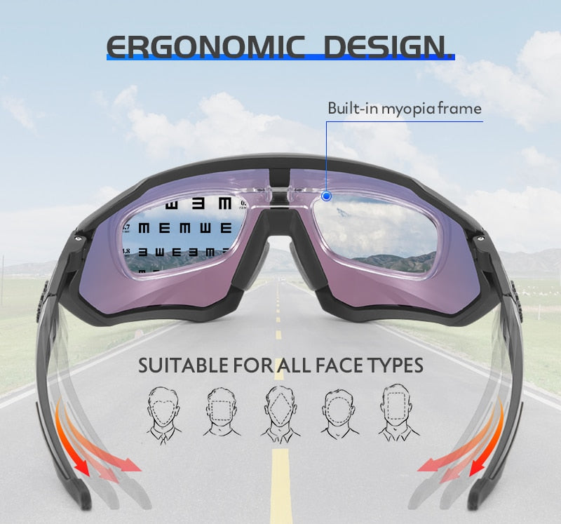 KAPVOE Riding Cycling Sunglasses