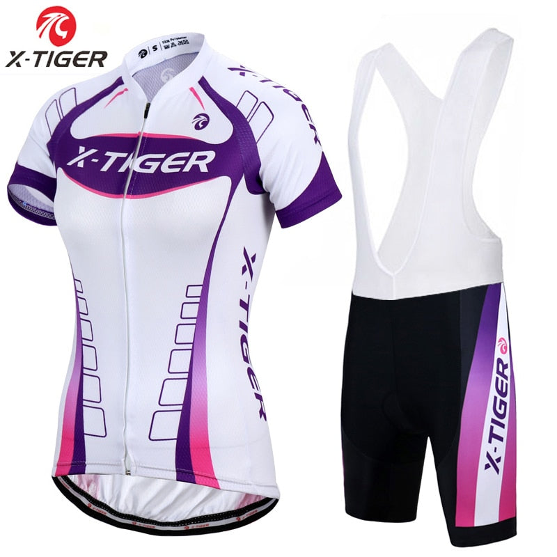 Female Summer Anti-UV Cycling Jersey Quick-Dry