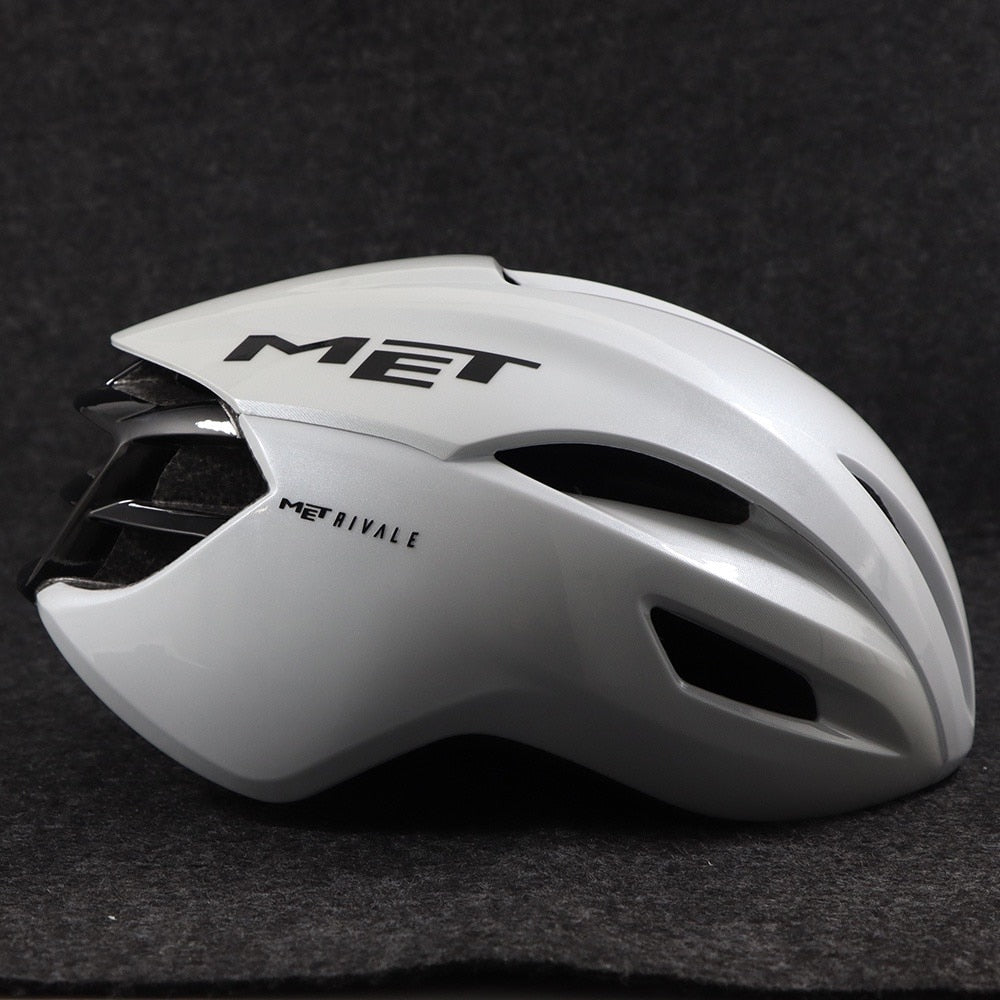 White Aerodynamic Helmet