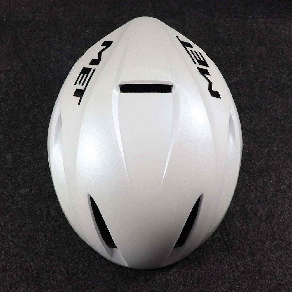 White Aerodynamic Helmet