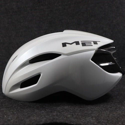 White Aerodynamic Helmet