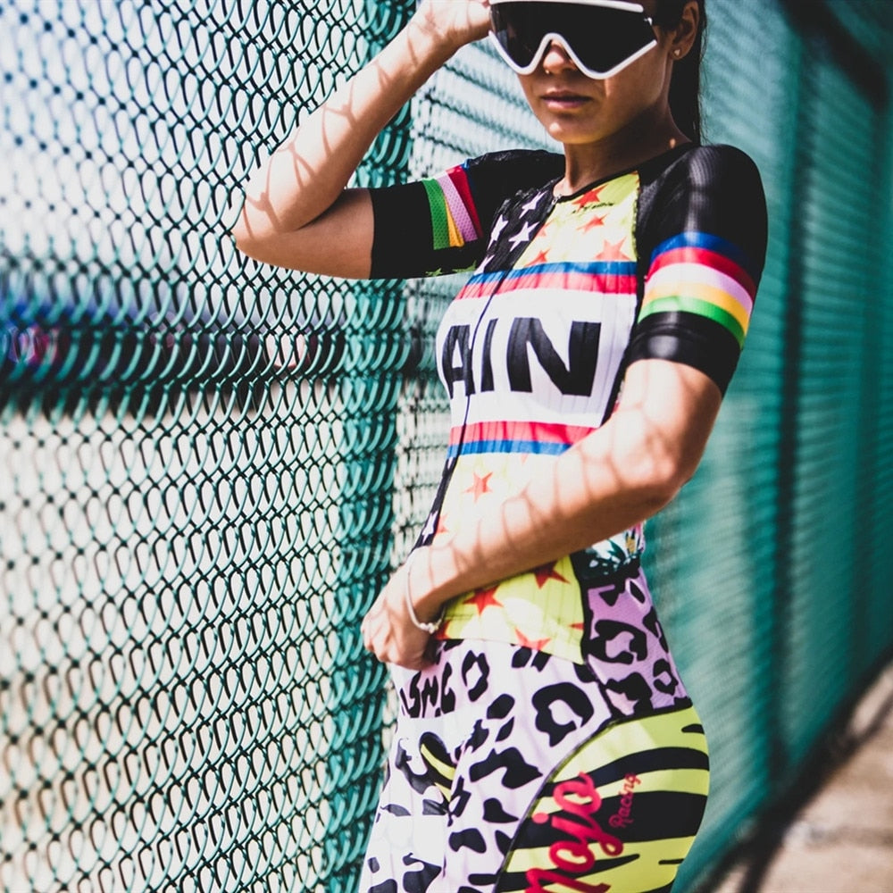 Women Triathlon Cycling Jersey Sets Skinsuit