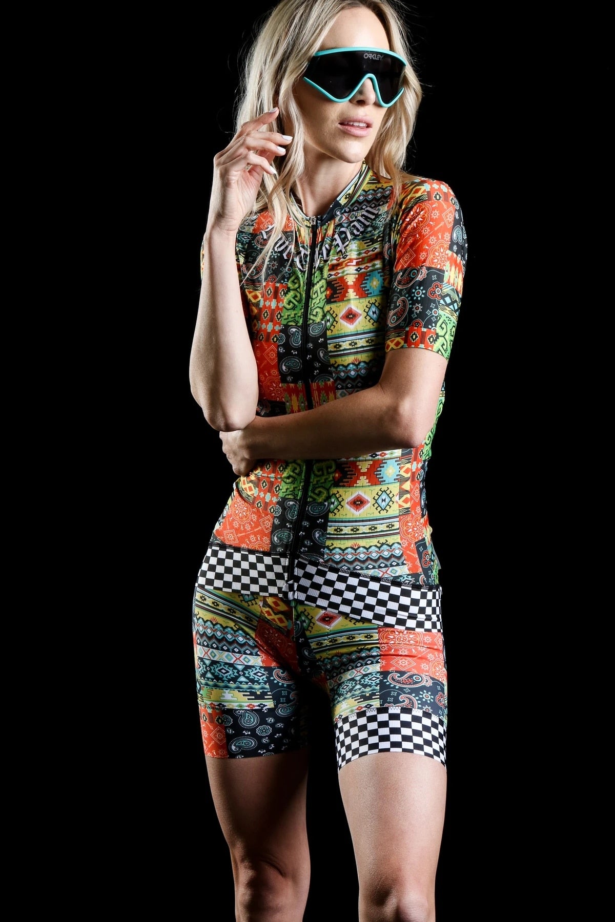 Women set triathlon skinsuit