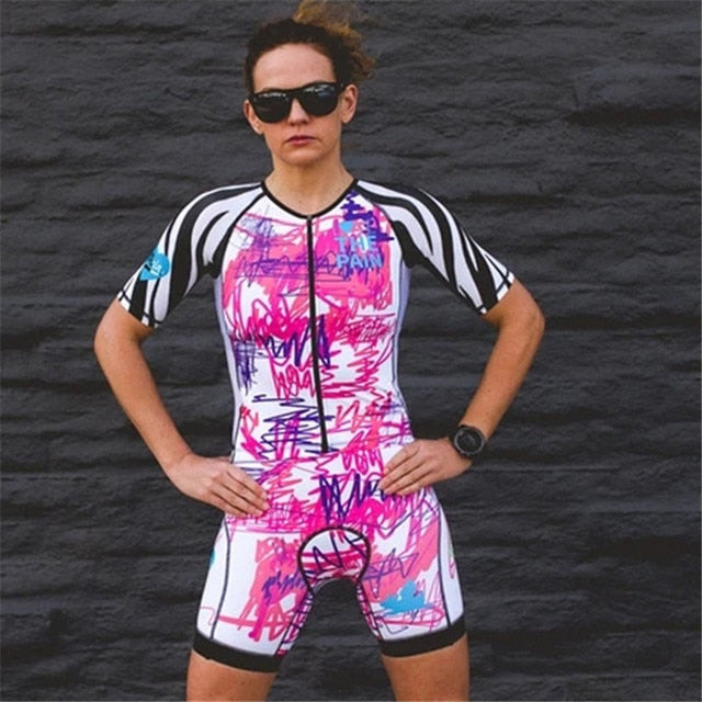 Women Triathlon Cycling Jersey Sets Skinsuit