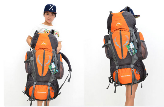 Professional mountaineering package 80L85L outdoor Backpack Travel hiking outdoors camping donkey tents bag