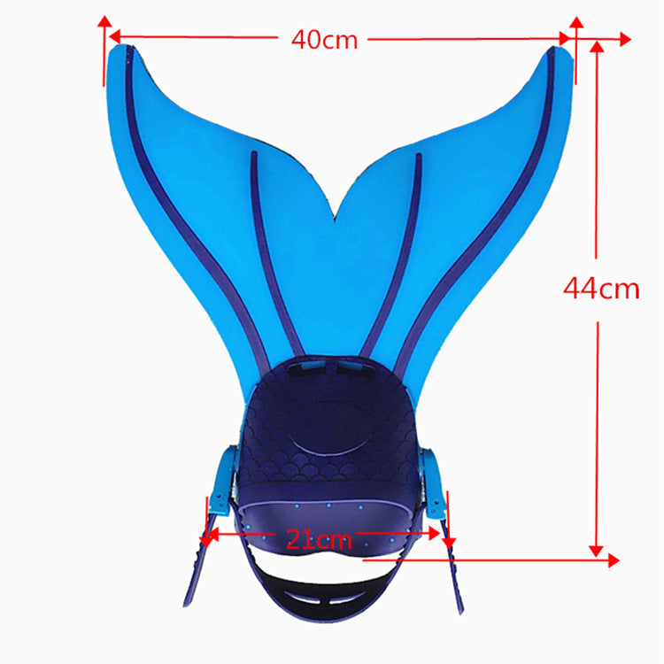Unisex Adjustable Swim Fin Foot Flipper Swimming Training Accessory Swimming Foot Flipper Diving Feet Tail