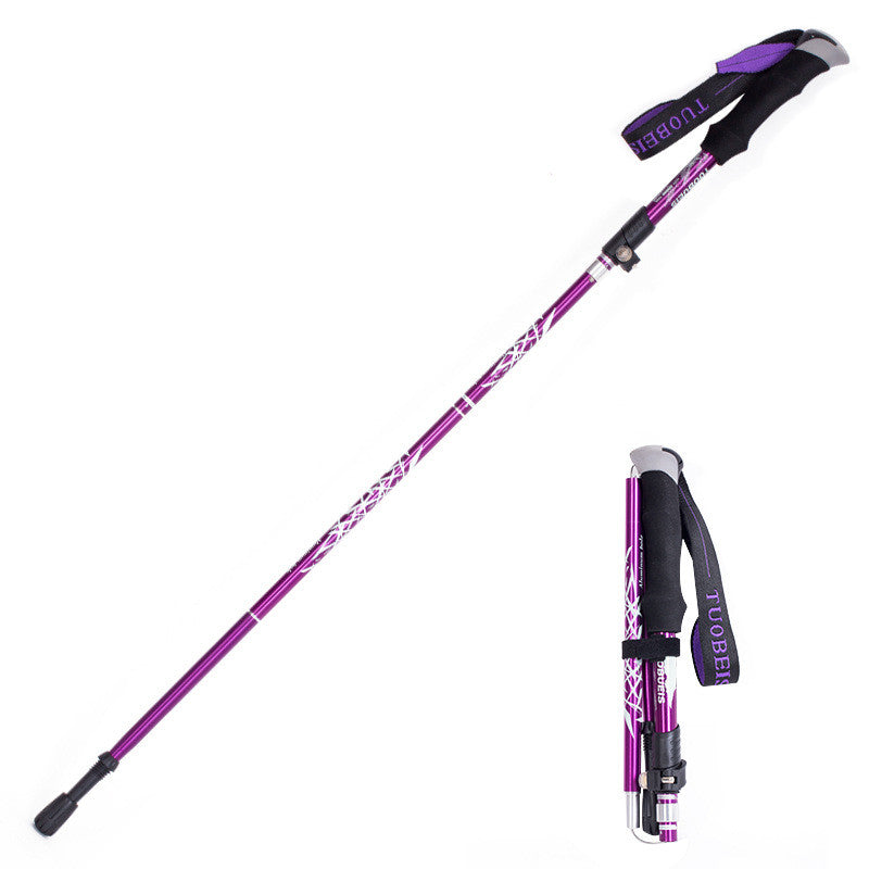 Aluminum Alloy 5Sections Walking Poles