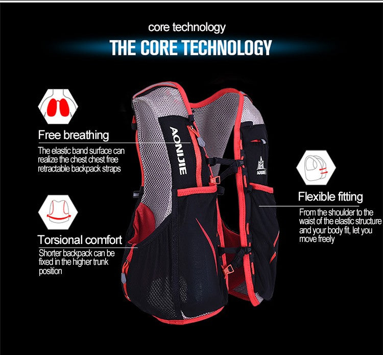Running Water Bag Backpack Sports Vest