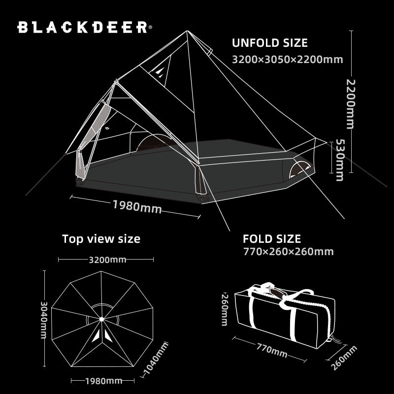 Mini Indian Pyramid Camping