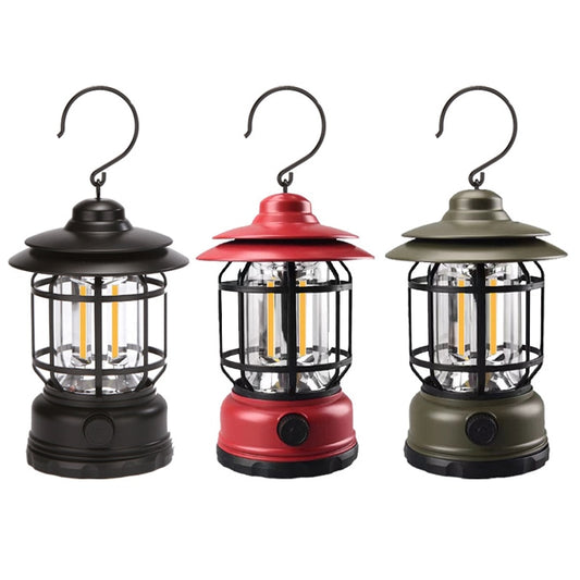 Retro Hanging Camping Lanterns USB Rechargeable