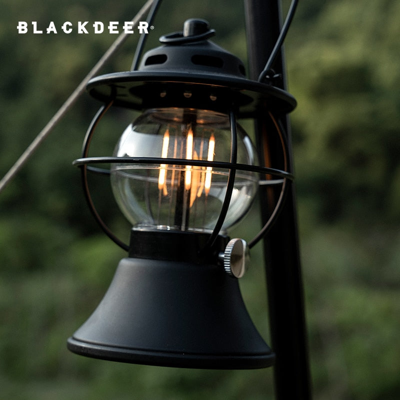 LED Retro Outdoor Camping Lantern 5200mAh Power Bank