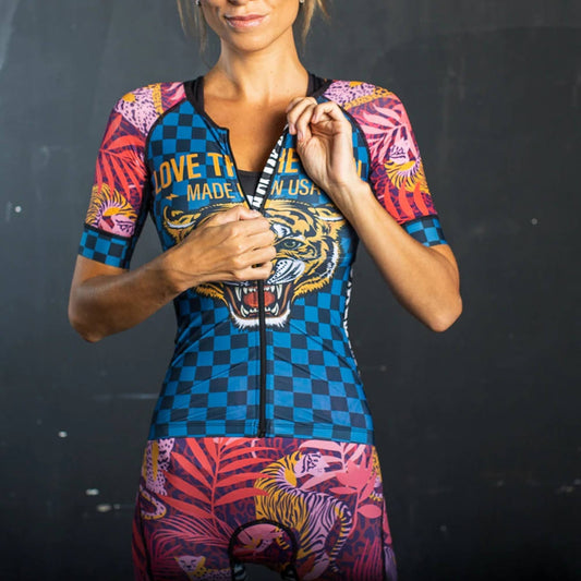 Women Triathlon Cycling Jersey Sets Skinsuit