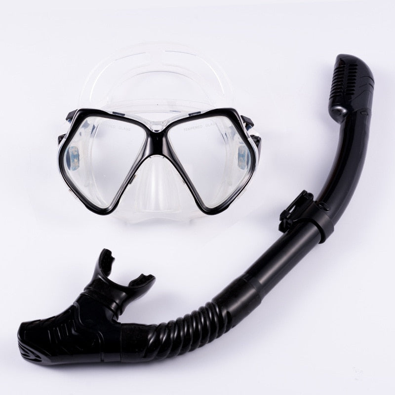 Diving Swimming Fins Set Diving Equipment Snorkeling Flippers Swimming Goggles Snorkel Set Adult Flippers Underwater