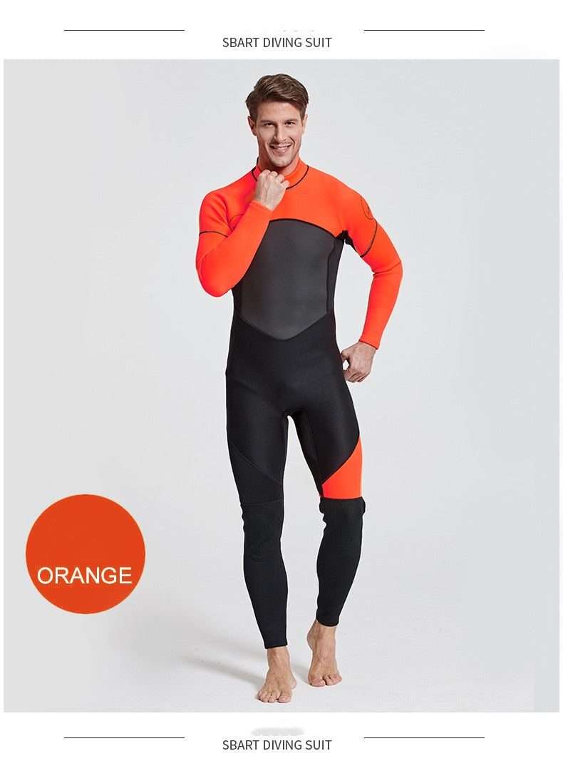 High Quality 3mm Cool Black Diving Triathlon Neoprene Wetsuit