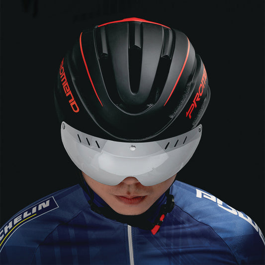 Bicycle Helmet LED Light Rechargeable Intergrally-molded