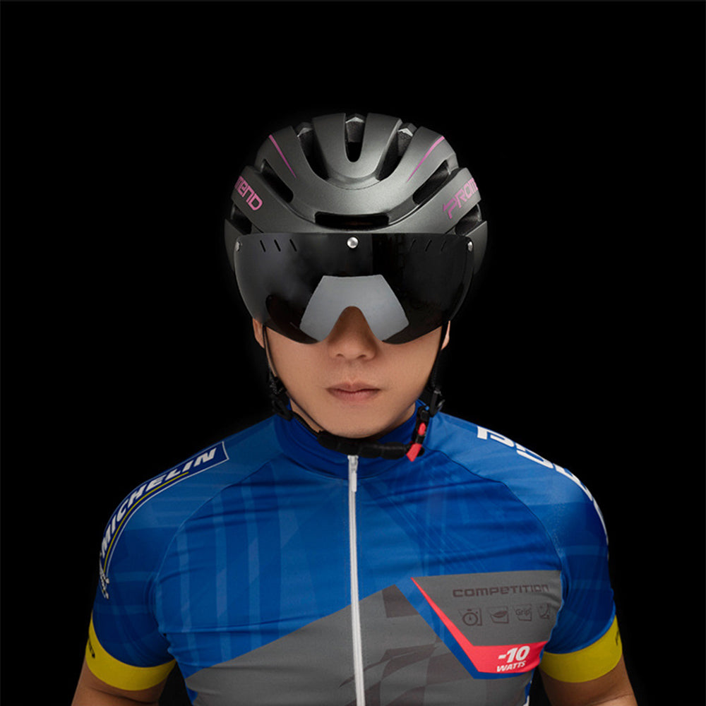 Bicycle Helmet LED Light Rechargeable Intergrally-molded