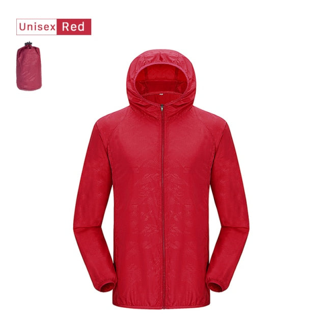 Men Women Hiking Jacket Waterproof Quick Dry