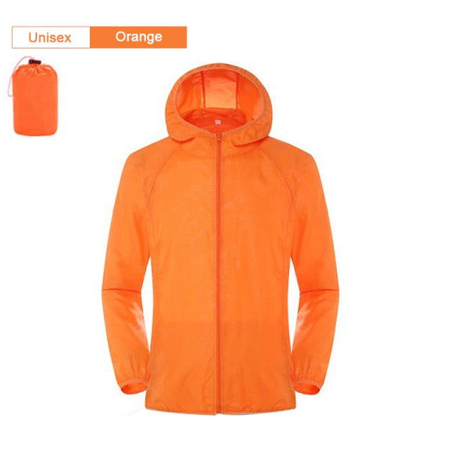 Men Women Hiking Jacket Waterproof Quick Dry