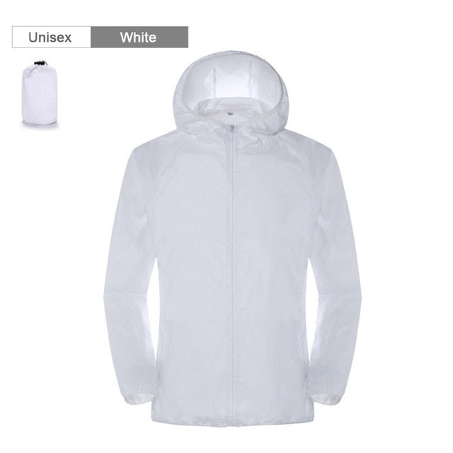Men Women Hiking Jacket Waterproof Quick Dry