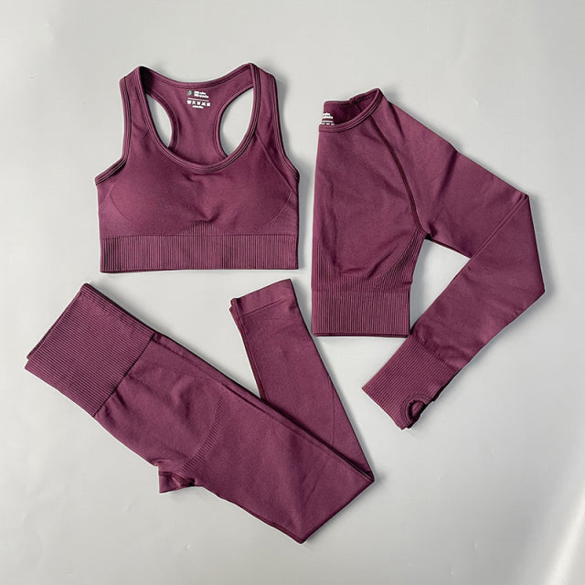 Seamless Women Yoga Set