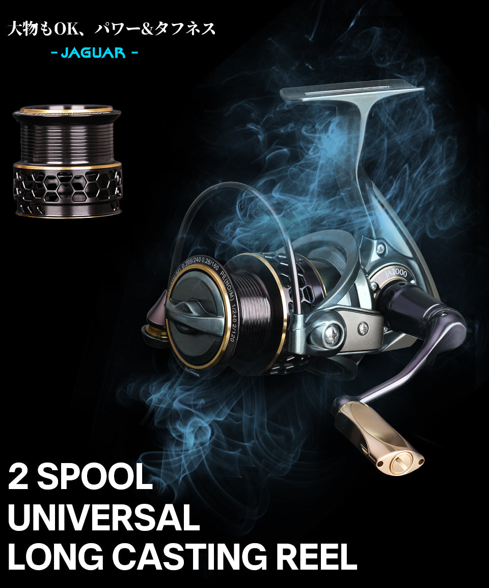 TSURINOYA 2 Spool Spinning Fishing Reel