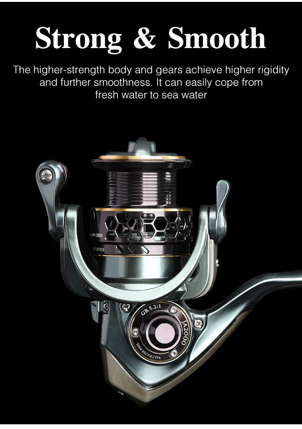 TSURINOYA 2 Spool Spinning Fishing Reel