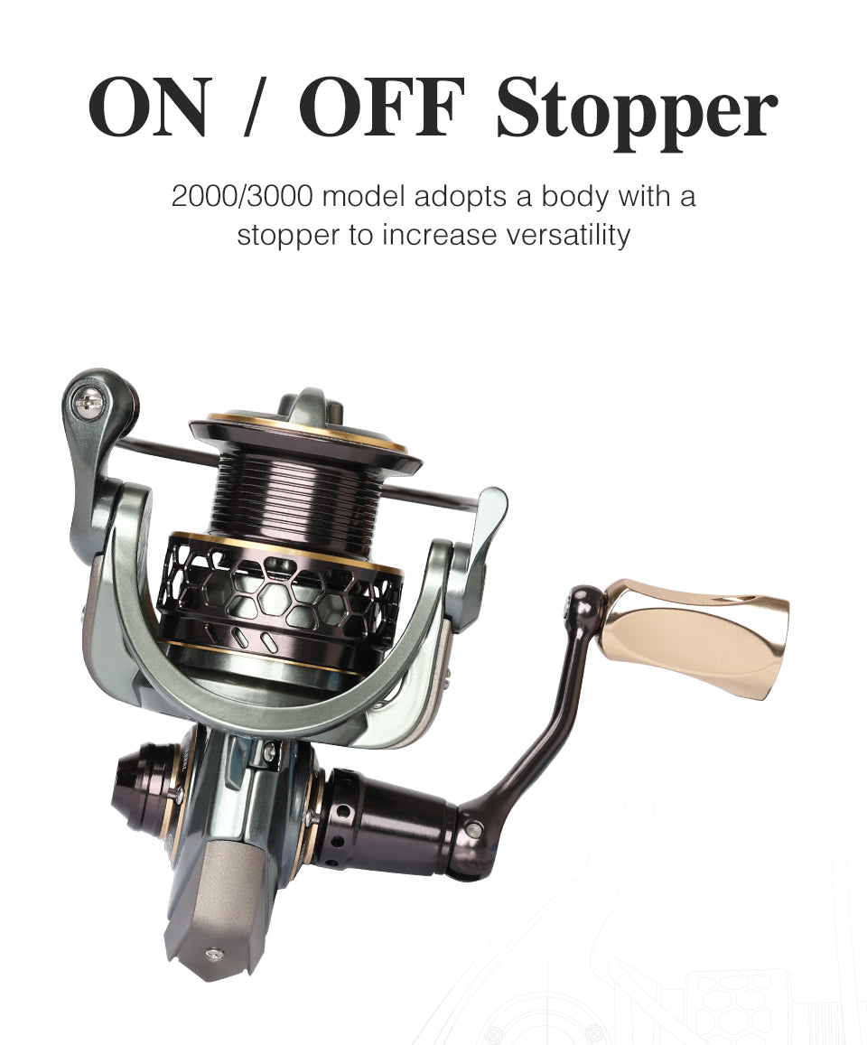 TSURINOYA 2 Spool Spinning Fishing Reel