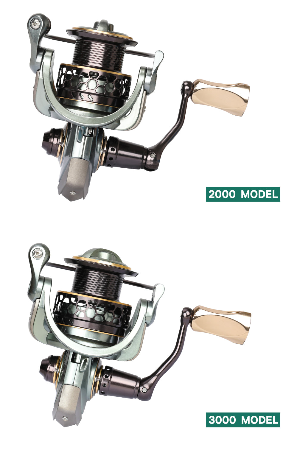 TSURINOYA 2 Spool Spinning Fishing Reel