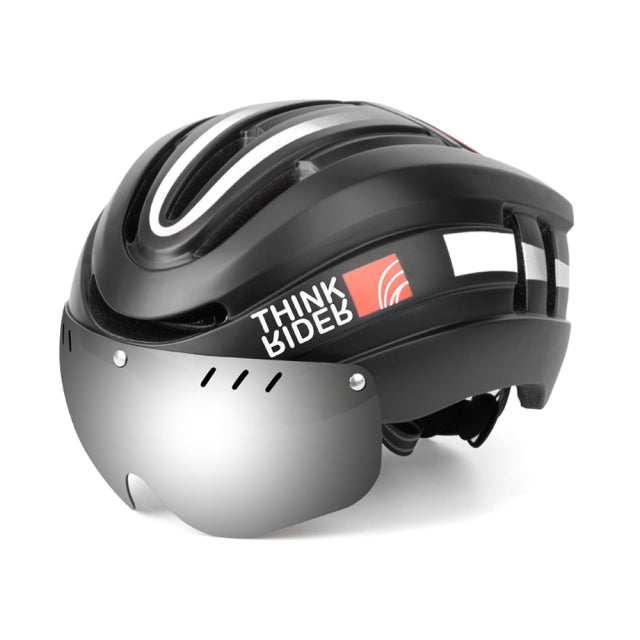 Bicycle Helmet LED Light Rechargeable Intergrally-molded