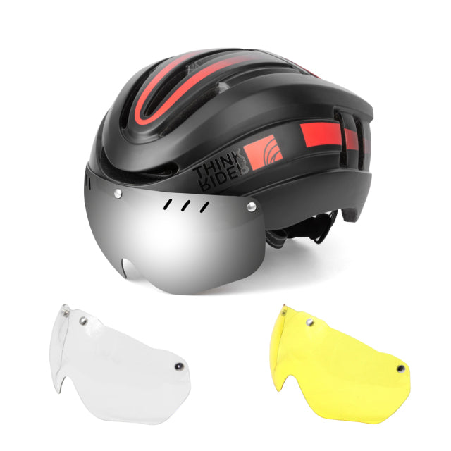 Bicycle Helmet LED Light Rechargeable Intergrally-molded