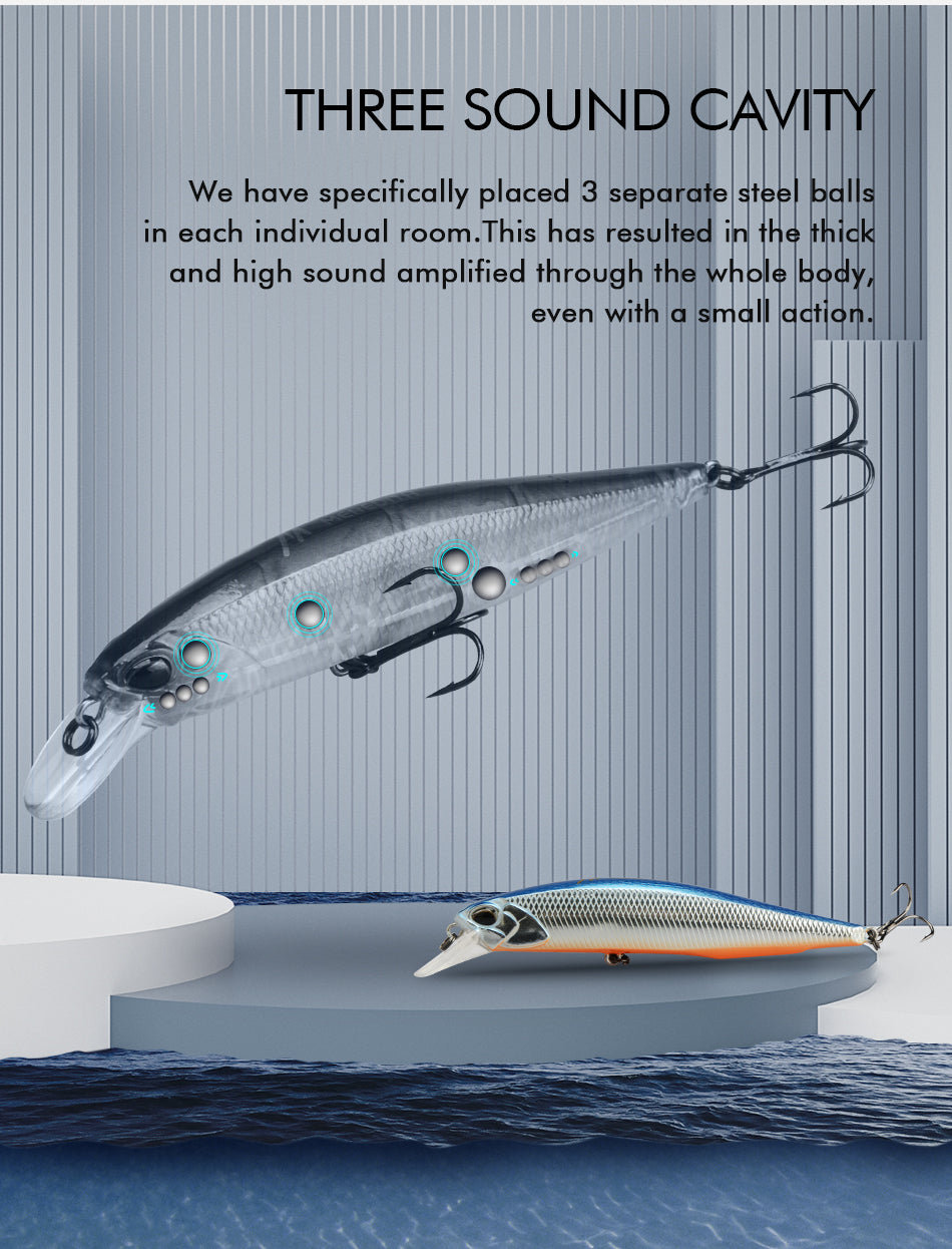 MRERDITH JERK MINNOW 100F 14g Floating Wobbler Fishing Lure 24Color Minnow Lure Hard Bait Quality Professional Depth0.8-1.0m