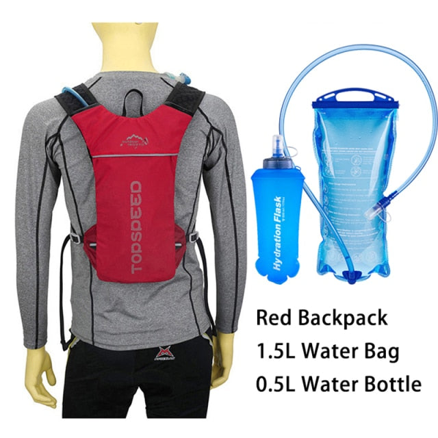 Trail Running /Cycling Hydration Vest Pack with 1.5L Water Bag