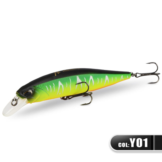 MRERDITH JERK MINNOW 100F 14g Floating Wobbler Fishing Lure 24Color Minnow Lure Hard Bait Quality Professional Depth0.8-1.0m