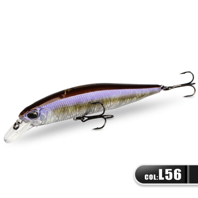 MRERDITH JERK MINNOW 100F 14g Floating Wobbler Fishing Lure 24Color Minnow Lure Hard Bait Quality Professional Depth0.8-1.0m