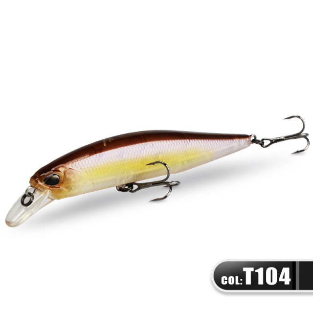 MRERDITH JERK MINNOW 100F 14g Floating Wobbler Fishing Lure 24Color Minnow Lure Hard Bait Quality Professional Depth0.8-1.0m