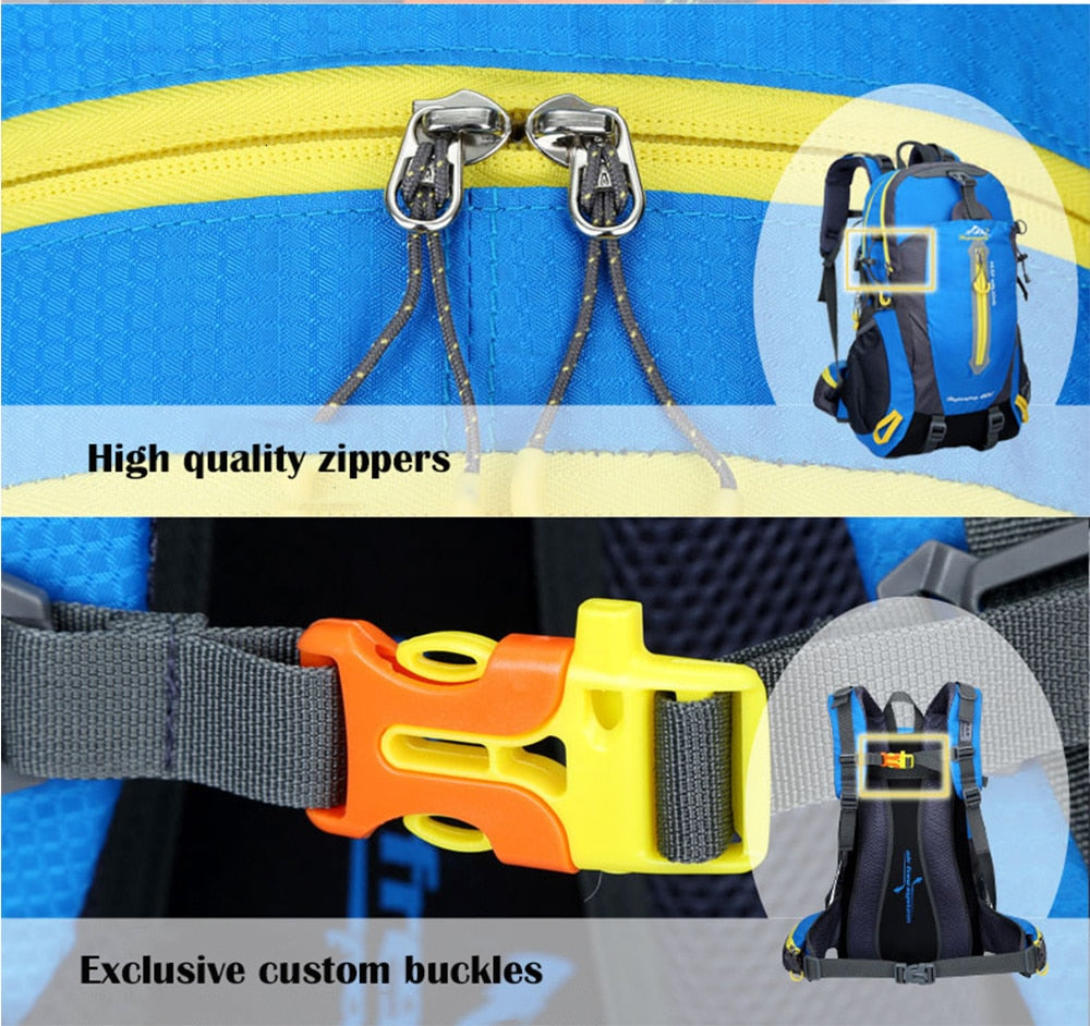 Waterproof Climbing Backpack Rucksack 40L Outdoor Sports Bag
