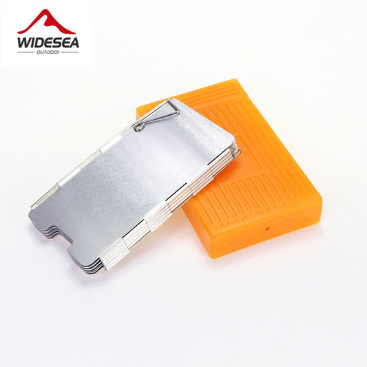Camping Portable 9/10 Plates Folding Stove Wind Shield