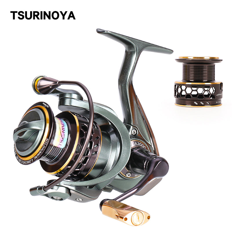 TSURINOYA 2 Spool Spinning Fishing Reel