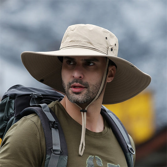Mesh Breathable Anti UV Sun Cap Large Wide Brim