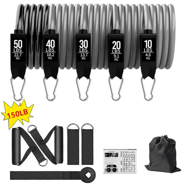 Resistance Bands Set | muscle training and fat burning