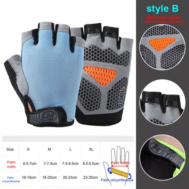 Silicone Anti-slip Anti-sweat Cycling Gloves