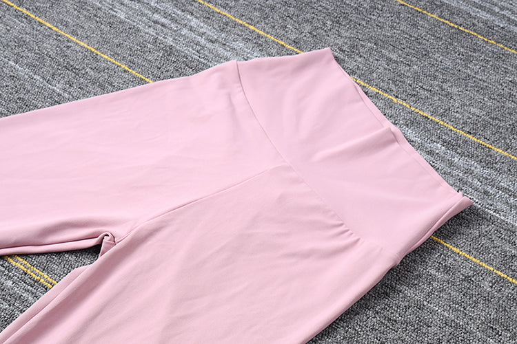 Fitness Nylon High Waist Long Pants